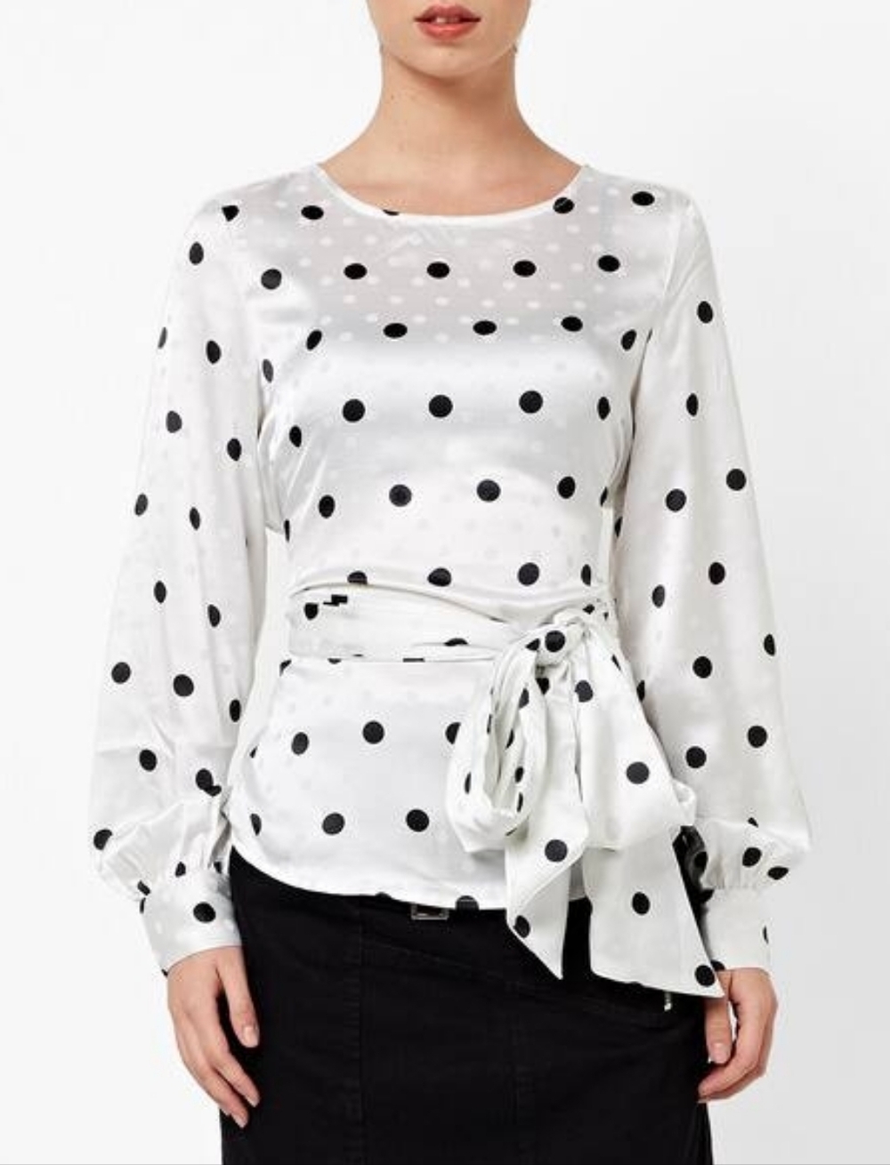 NEW - Vero Moda Polka Dot Wrap blouse - S